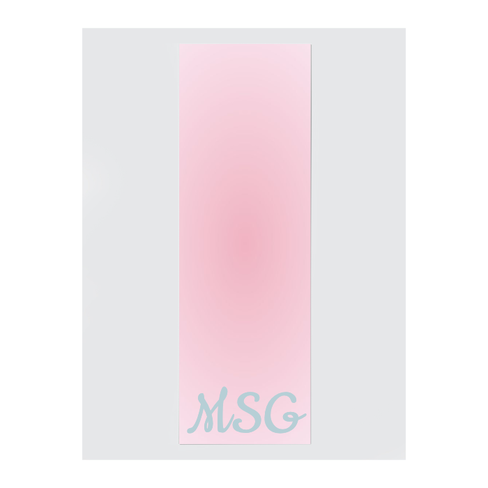 Personalised Yoga Mat 6mm With Custom Design - White