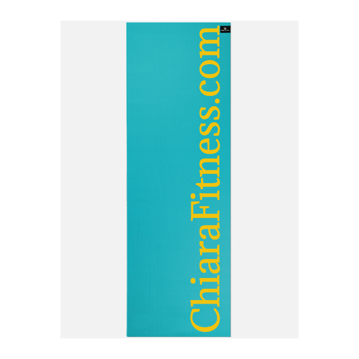 Personalised Yoga Mat 6mm With Custom Design - Turquoise