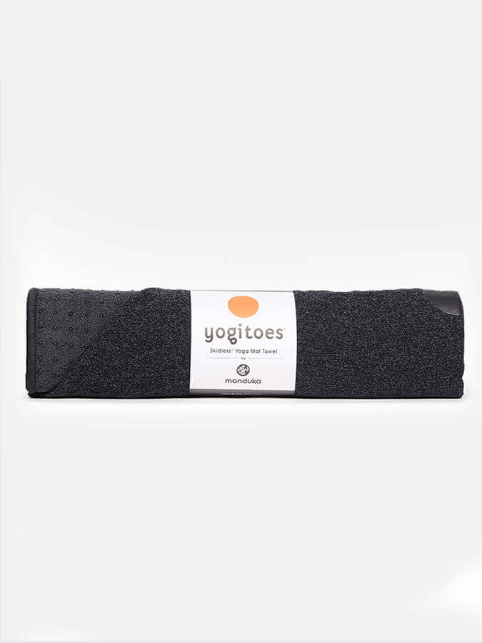 Manduka Yogitoes rSKIDLESS Mat Yoga Towel - Onyx