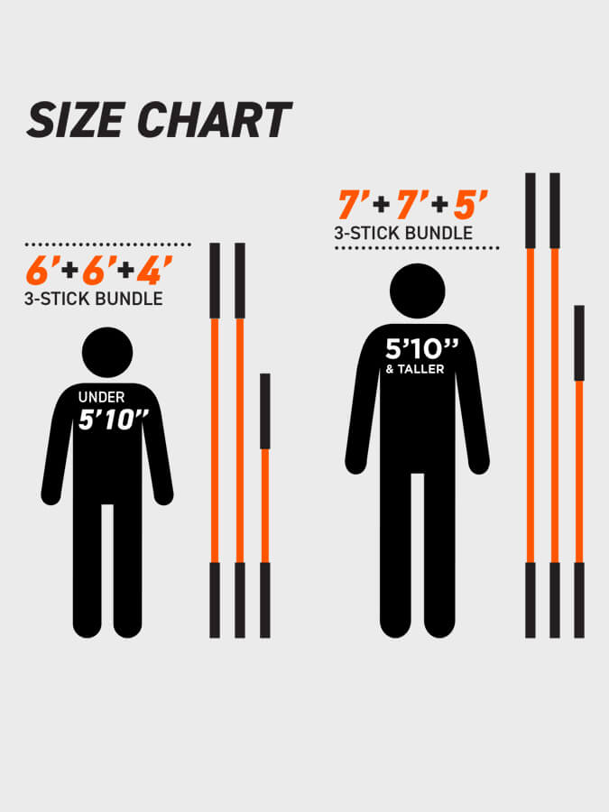 Stick Mobility Individual Stick Bundles