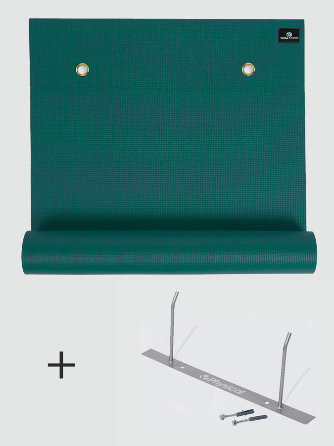 Yoga Studio 20x 6mm (EYELETTED) Yoga Mats + Bracket