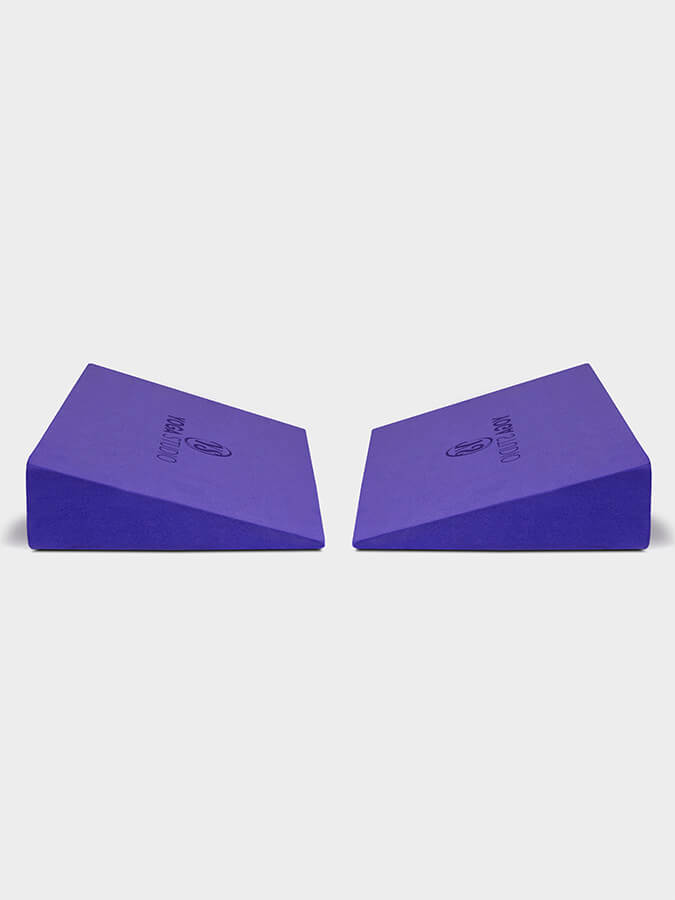 Yoga Studio EVA Foam Wedges Twin Pack Pair