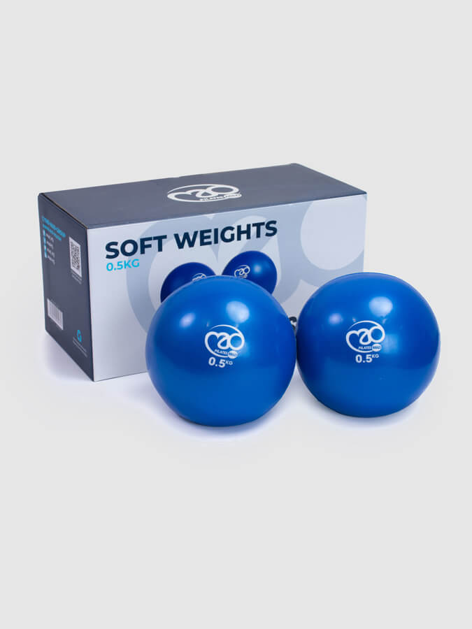 Yoga Mad Soft Weighted Pilates Balls (Sand Filled)