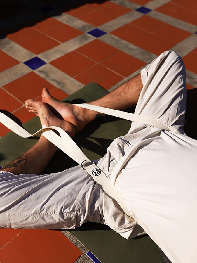 Yoga Studio GOTS Organic Cotton D-Ring 2.5m Yoga Belt Strap