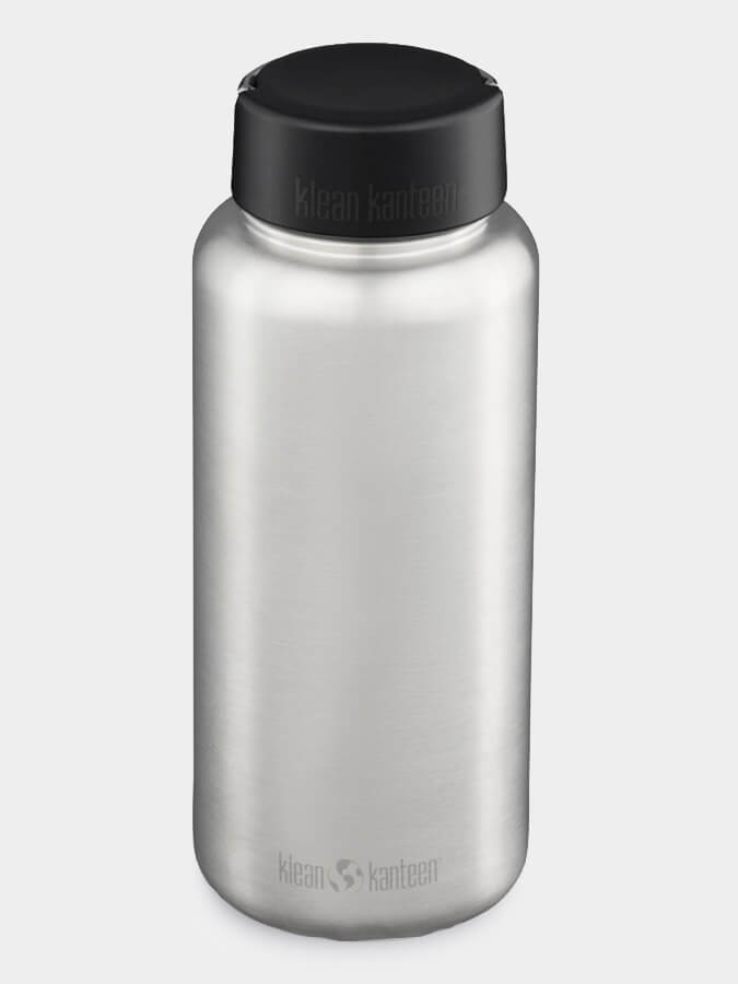 Klean Kanteen Wide Mouth Bottle 40oz (1182ml) With Loop Cap