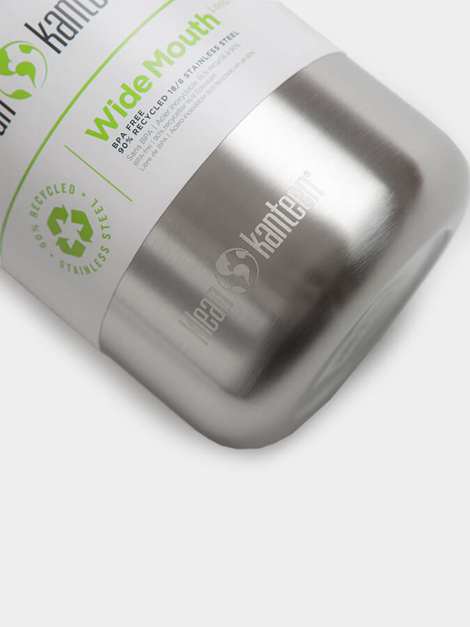 Klean Kanteen Wide Mouth Bottle 40oz (1182ml) With Loop Cap
