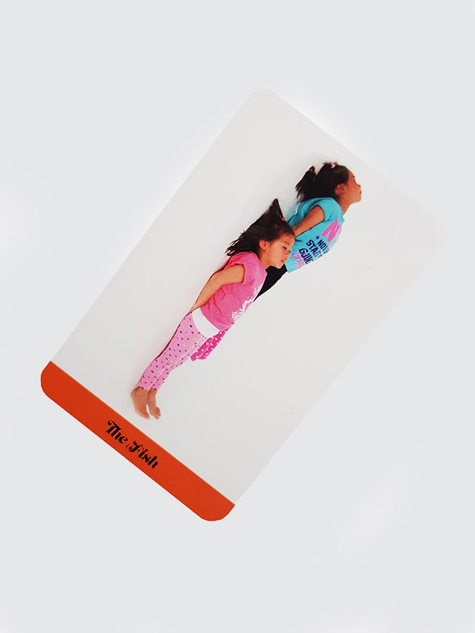 ChiBall Children In Balance Playing Yoga Cards