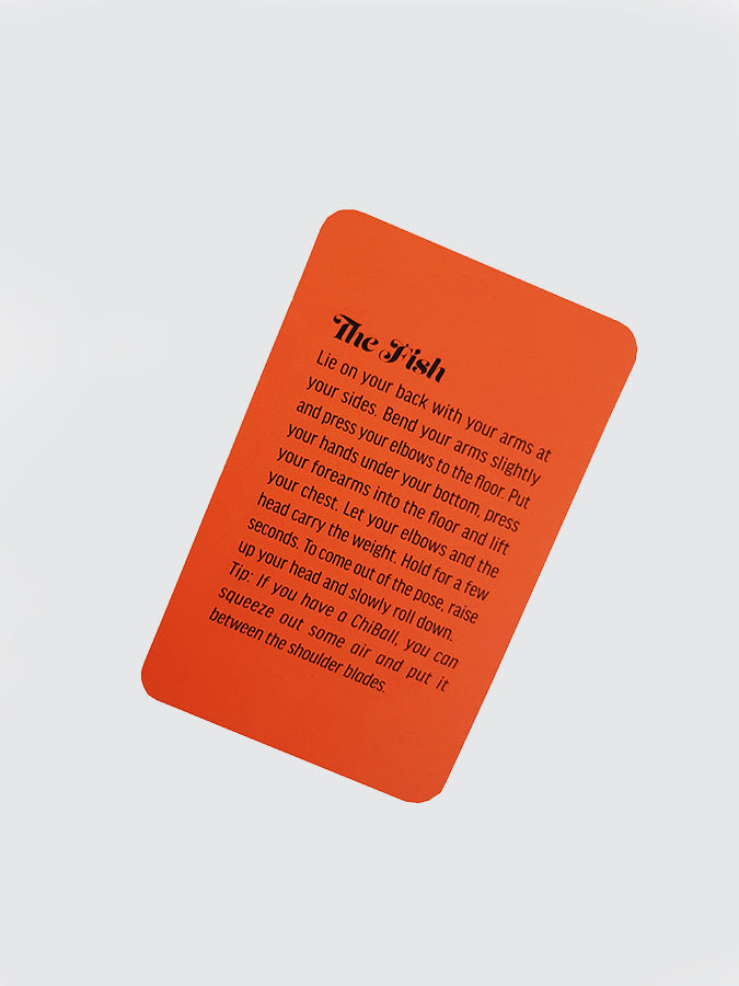 Chiball In Balance Yoga Cards & Poster Set