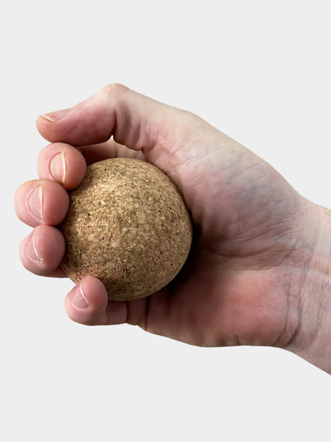 Yoga Studio Cork Bola de masaje sin marca Conjunto de 3 - 2cm, 4cm, 6cm