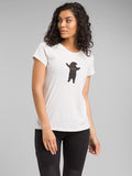 Top Mujer Prana Graphic - White Bear