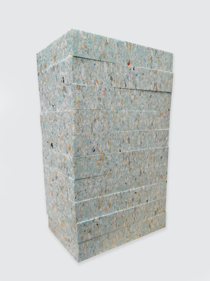 Yoga Studio Recycled Chip Foam Full Yoga Blocks (10 Pack)