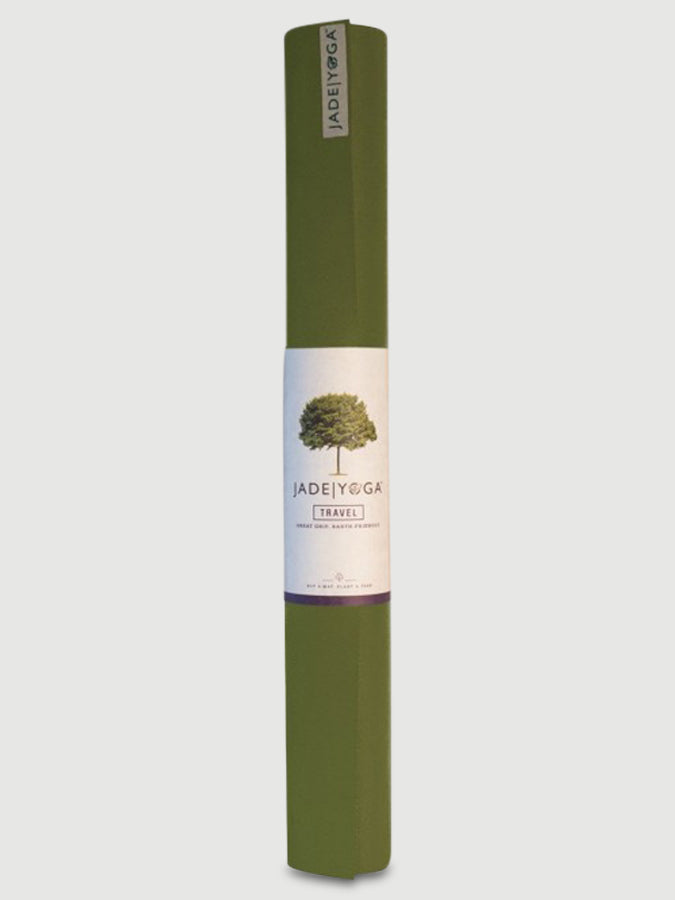 Jade Yoga Travel Mat - 68" - Olive Green