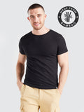BAM - Origin Luxe Camiseta Bamboo Hombre - Negro
