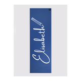 Personalised Yoga Mat 6mm With Custom Design - Blue