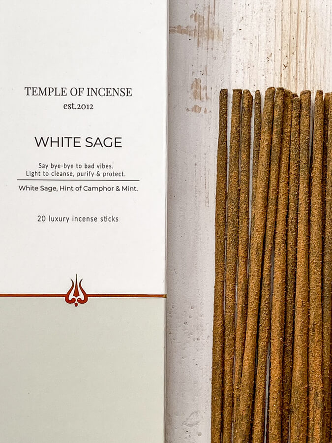 Temple of Incense - White Sage Incense Sticks
