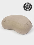 Yoga Studio UE Cojín orgánico Zafu Crescent Linen Cushion