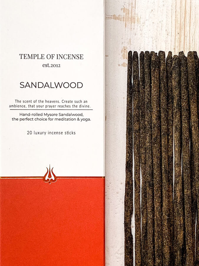 Temple of Incense - Sandalwood Incense Sticks
