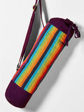 Bolsa para esterilla de yoga Gheri con rayas arcoíris