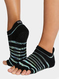 ToeSox Low Rise Tec Half Toe Women's Yoga Grip Socks