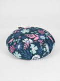 Yoga Studio Round Designed Organic Buckwheat Cushion - Colección Floral