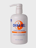 China Gel - Blanco - Botella con bomba de 16 oz