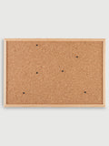 Cork Ethos Cork Note Board 2 Sided Reversible, Wood Frame 60 x 40cm