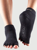 ToeSox Calcetines de yoga para mujer con media punta en el tobillo
