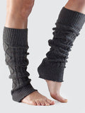 ToeSox Calcetines de baile - Calentadores de patas altas de rodilla - Charcoal