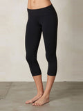 Prana Ashley Women's Yoga Capri Leggings - Negro